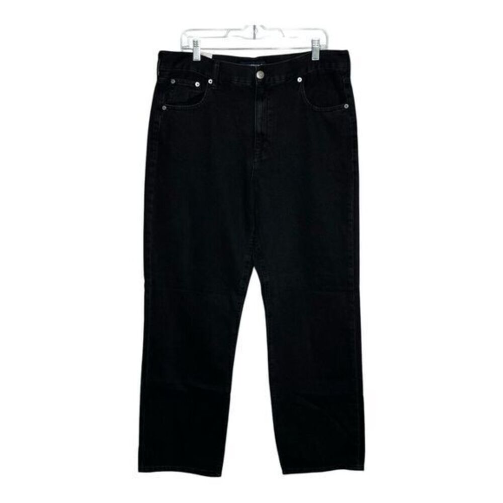 Aero Aeropostale Womens 14 High Rise 90's Baggy Black Jeans Relaxed Throwback‎